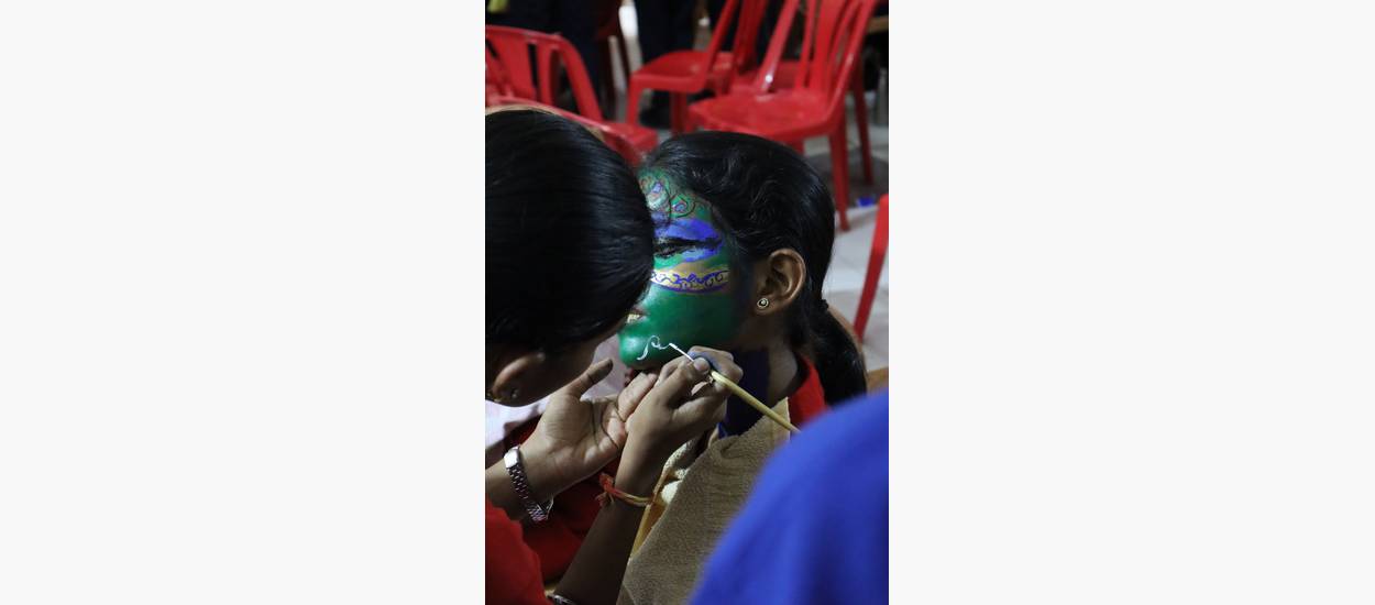 FACE PAINTING AND MASK MAKING
